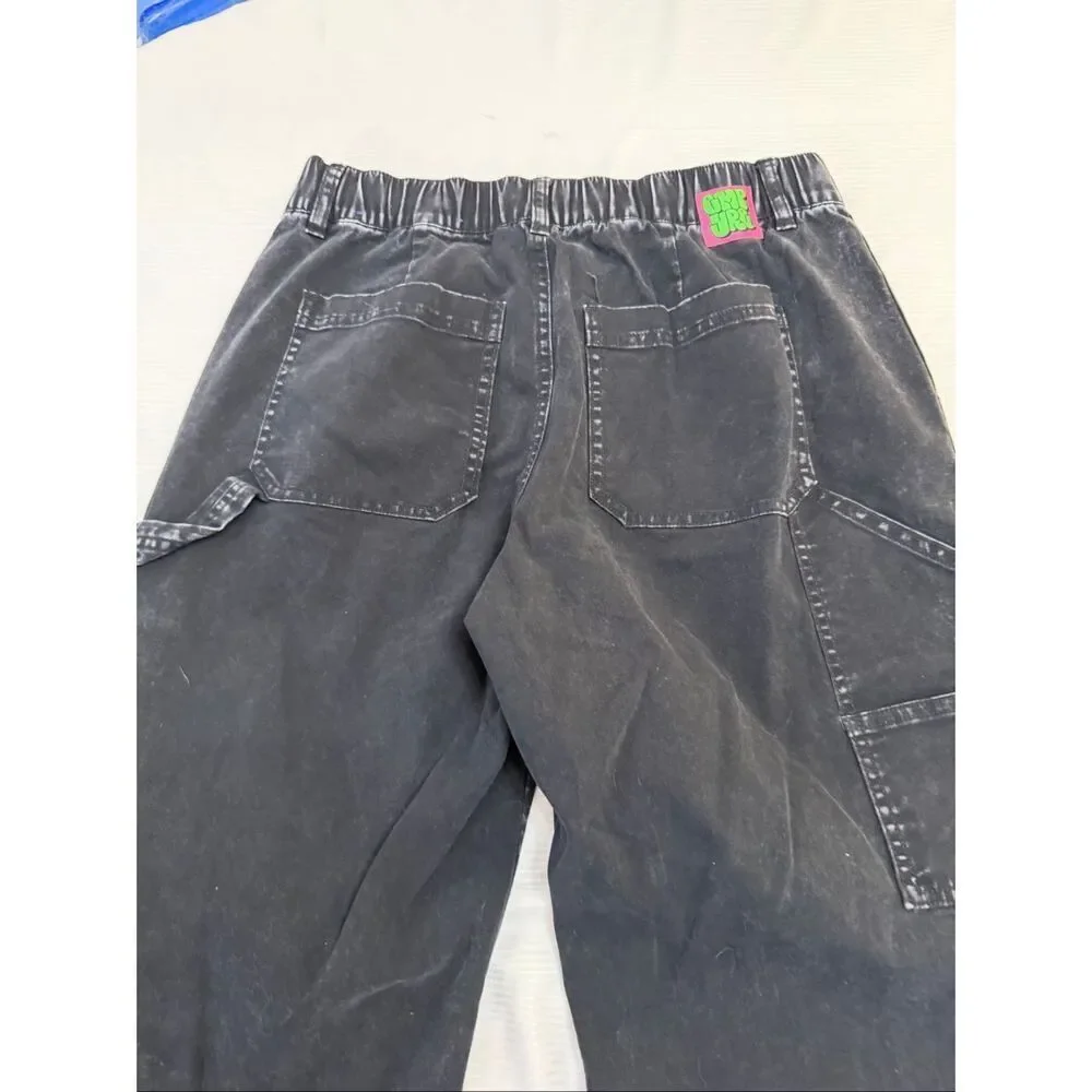 Empyre Brooke Mineral Wash Black Carpenter Jeans Size Small